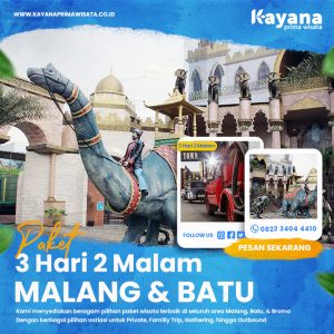 Paket 3 Hari 2 Malam - Malang Batu