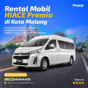 rental mobil hiace premio malang