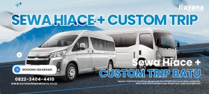 Rental Hiace Plus Trip Batu