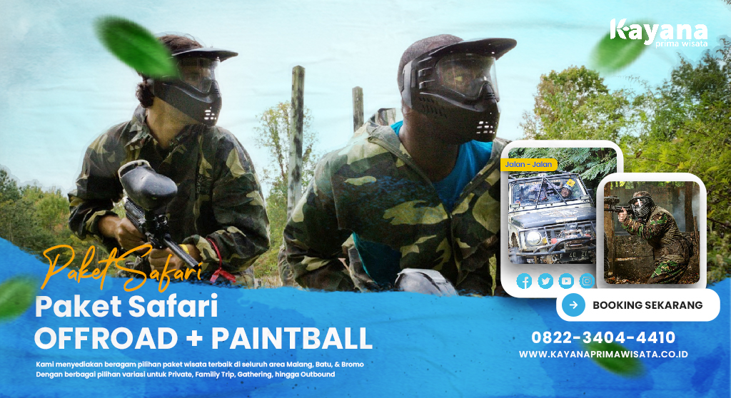 Paket Safari Offroad Plus Paintball