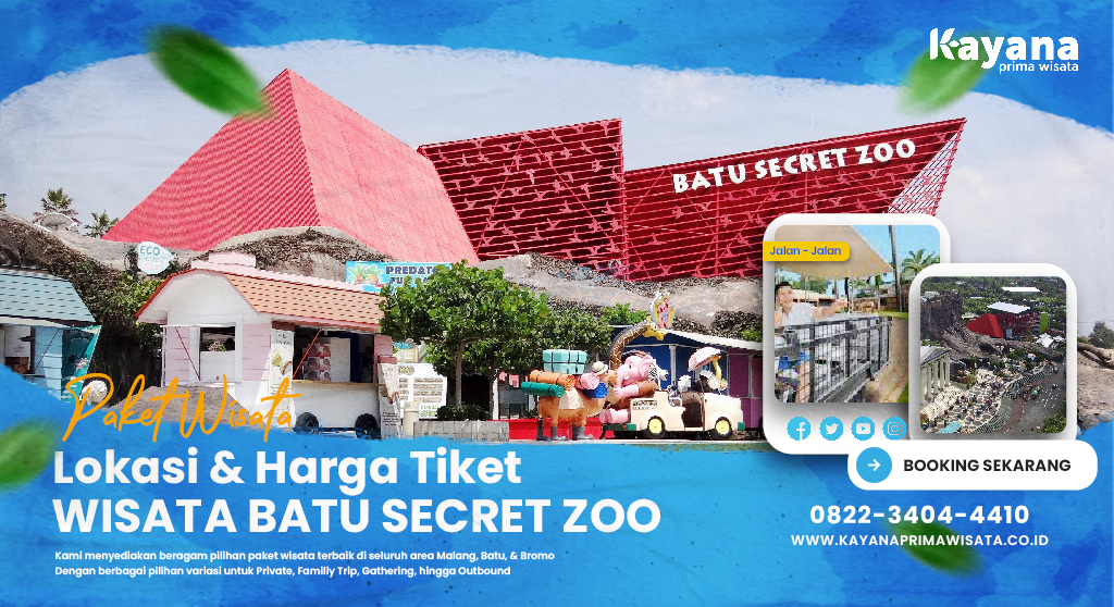 Lokasi dan Harga Tiket wisata batu secret zoo